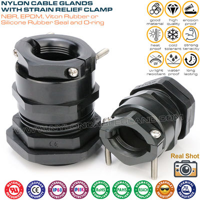 IP68 폴리아미드 케이블그랜드 검정색(RAL9005) NPT3/8